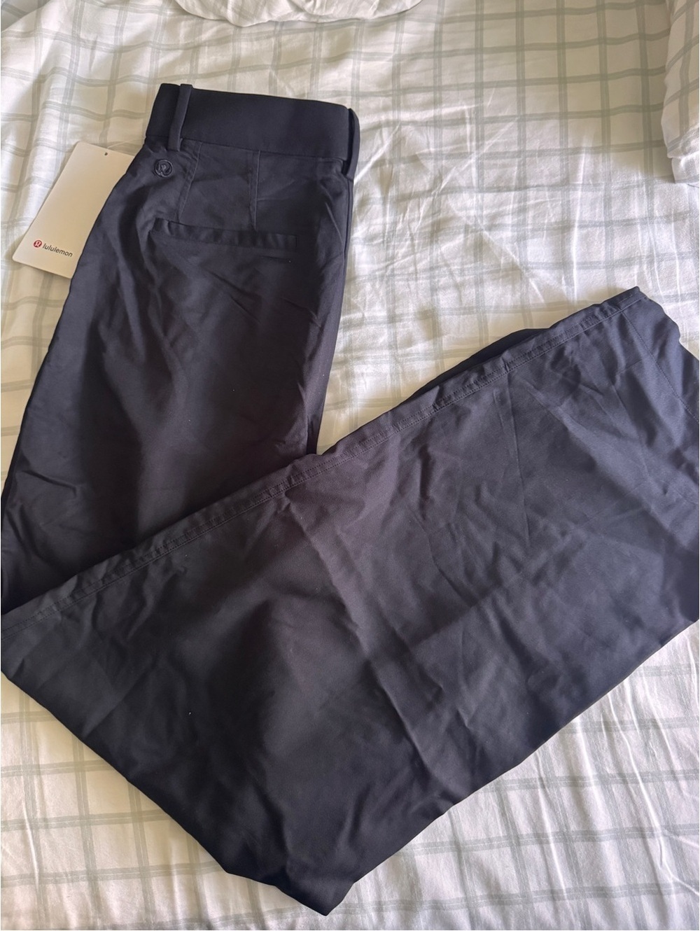 🆕🖤 Lululemon Pleat Front HR Trouser Regular - Black - Picture 4 of 9
